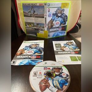 EA Sports NFL Madden 08 Xbox 360 CIB